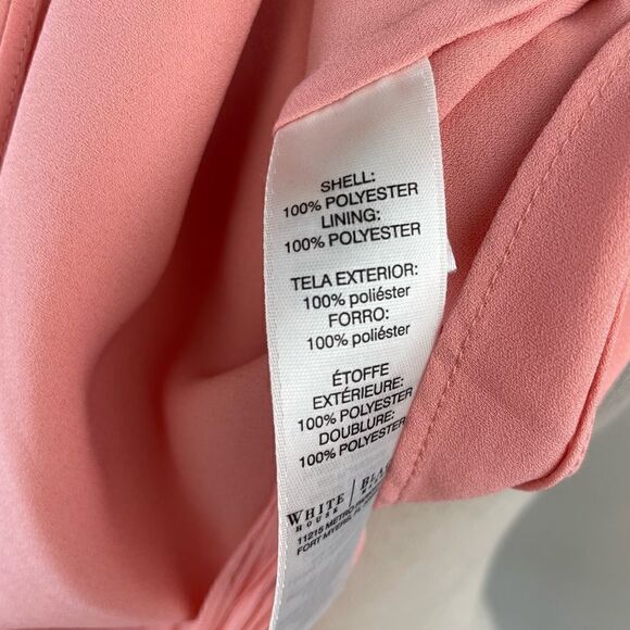 White House Black Market Sleeveless Pink Blouse Top Size M EUC - Picture 5 of 6